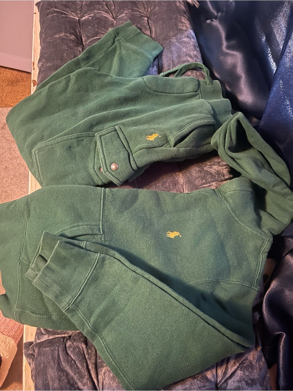 Polo by Ralph Lauren Green Kids Matching Hoodie & Sweatpants Set
